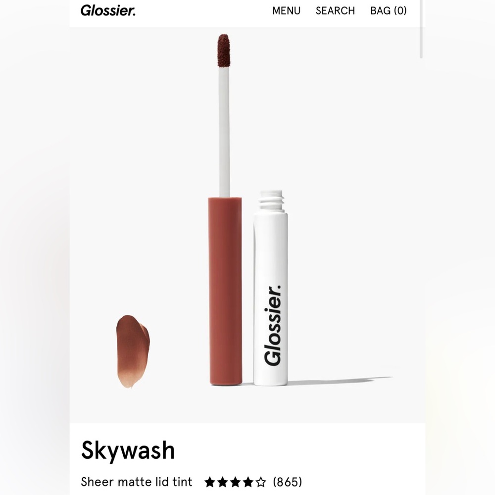 Glossier: Sky wash Lid Tint “Terra” NWB Full Size 3.5mL/ .11oz